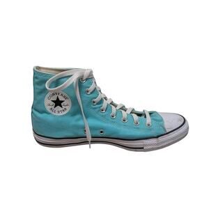 TEAL/CYAN High Top CONVERSE ALL STAR, Women's 12/10 men's. Chuck Taylor sneaker